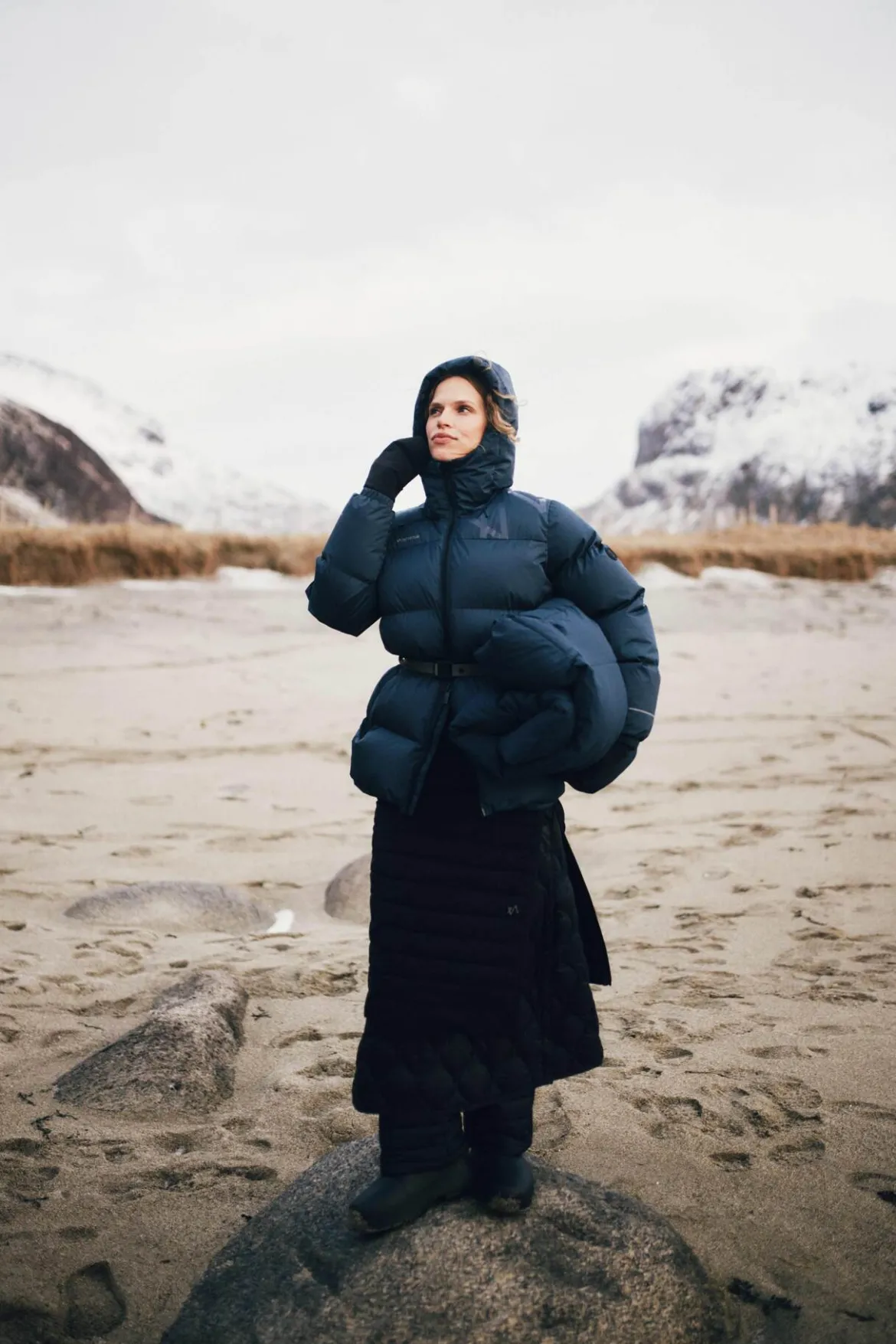 Aurora Arctic Puffer D Tykk og varm vattert jakke til dame