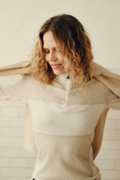 Aurora Aya Ull HZ D Halfzip ulltopp til dame