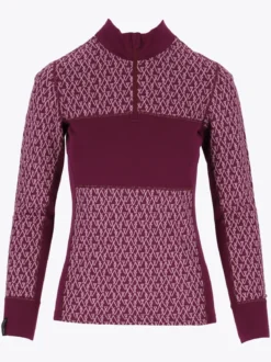 Aurora Aya Ull HZ D Halfzip ulltopp til dame