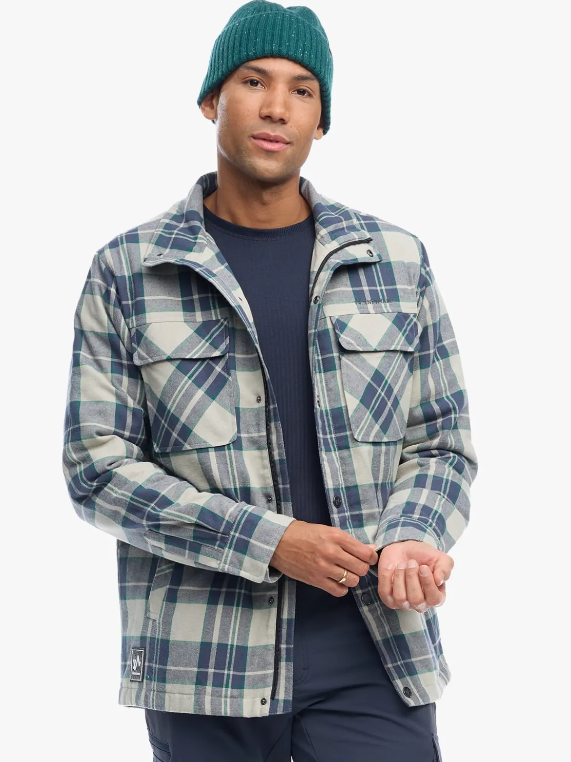 Finse Flannel Jakke H Lett vattert jakke til herre