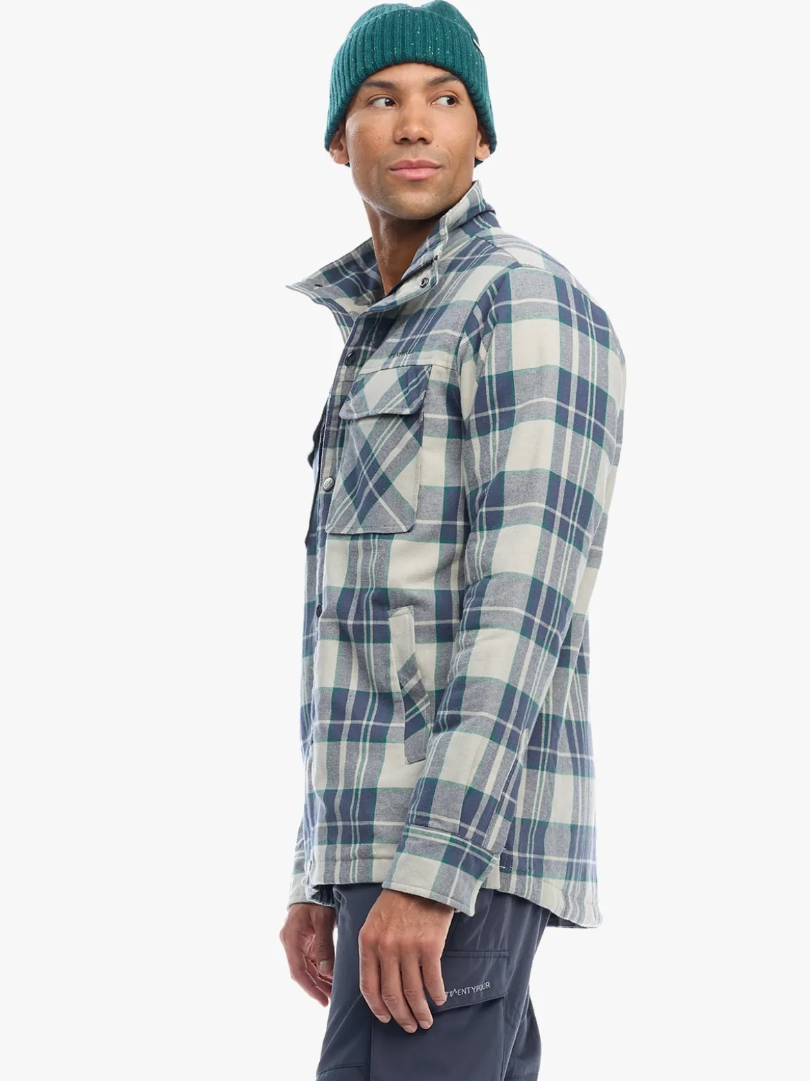 Finse Flannel Jakke H Lett vattert jakke til herre