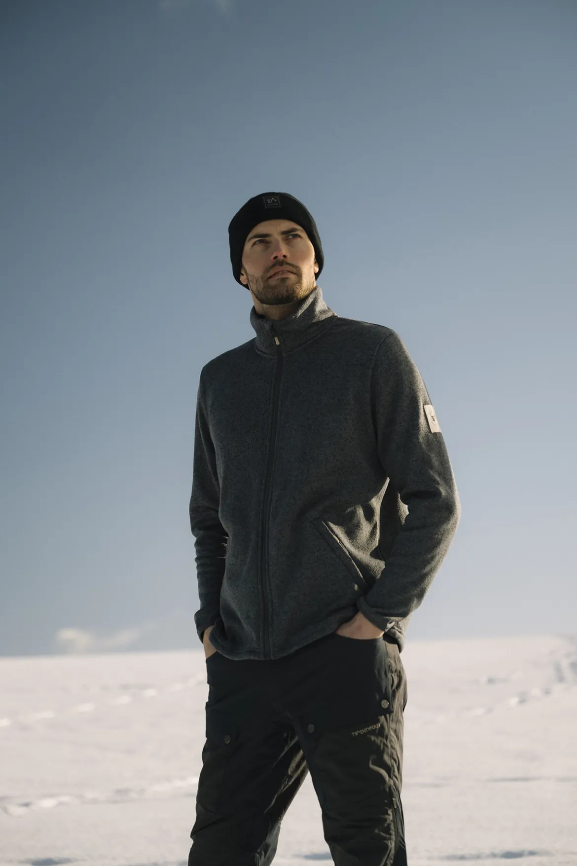 Finse Knitfleece H Strikkefleece til herre