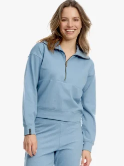 Mode Cozy HZ D Myk halfzip genser til dame