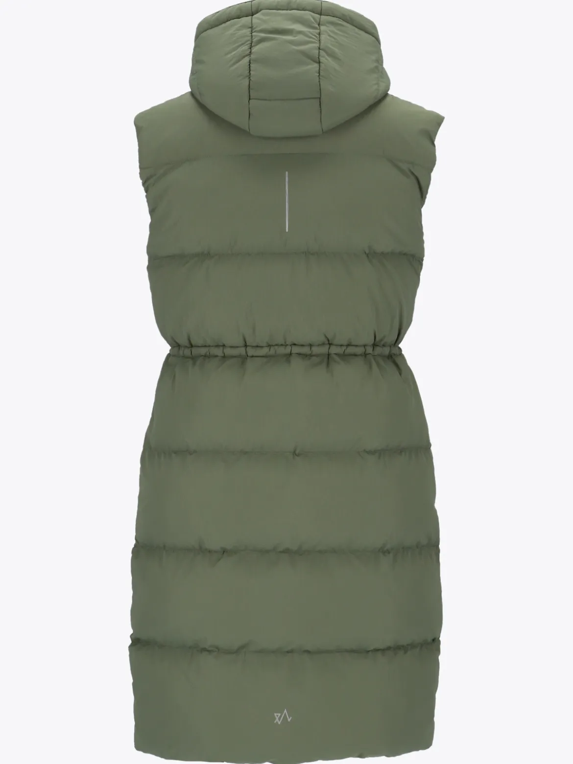 Mode Eva Puffy Vest D Lang vattert vest til dame