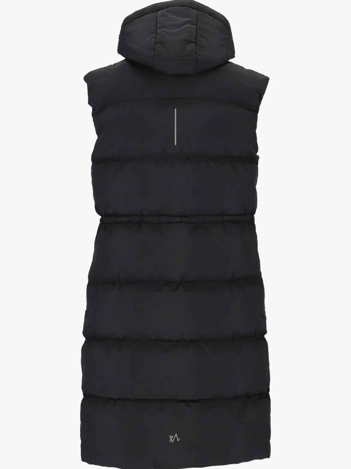 Mode Eva Puffy Vest D Lang vattert vest til dame
