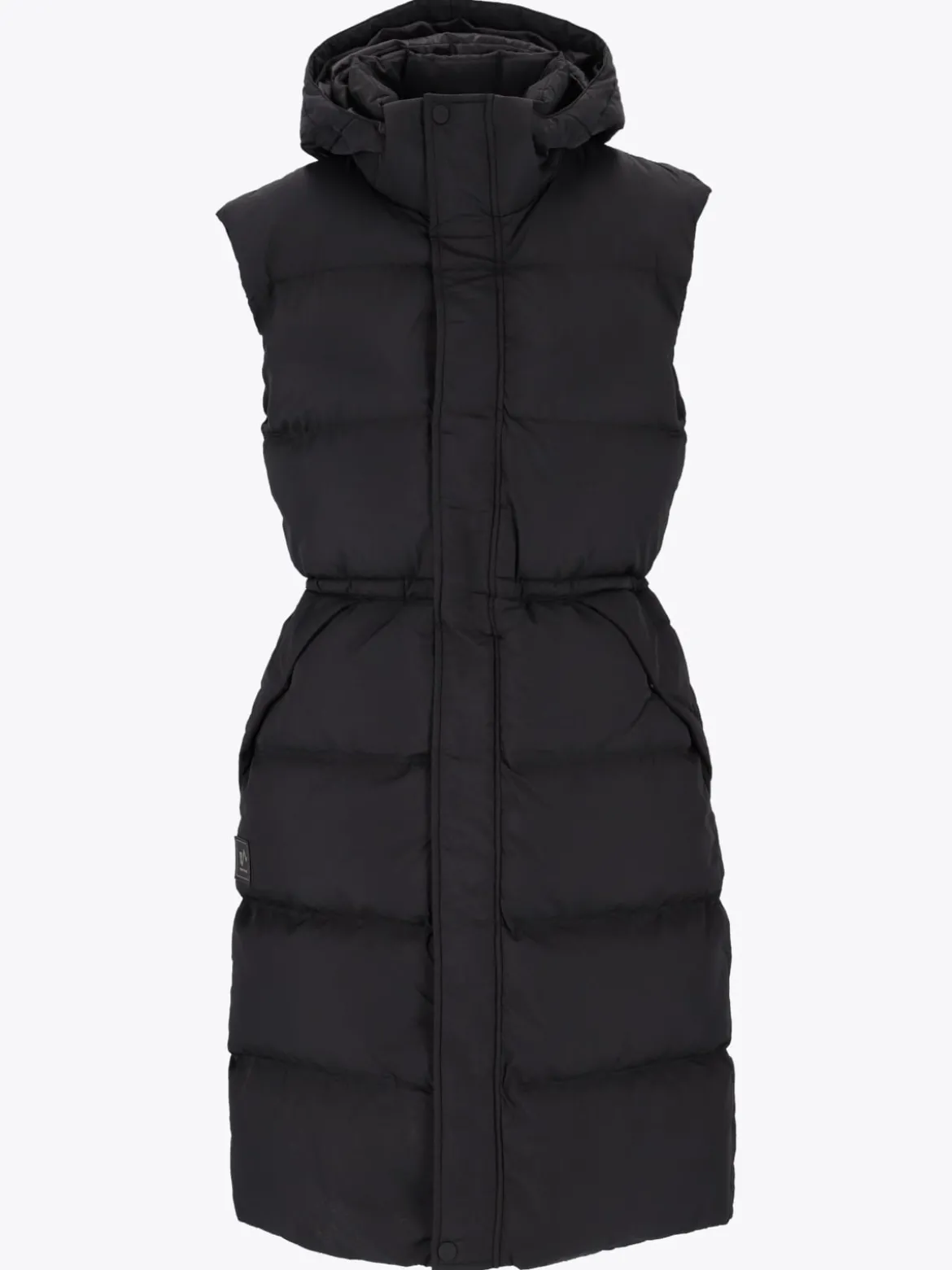 Mode Eva Puffy Vest D Lang vattert vest til dame