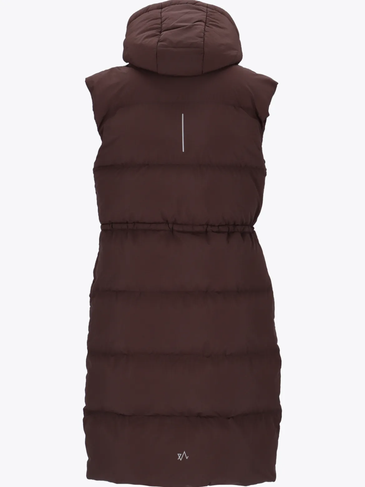 Mode Eva Puffy Vest D Lang vattert vest til dame