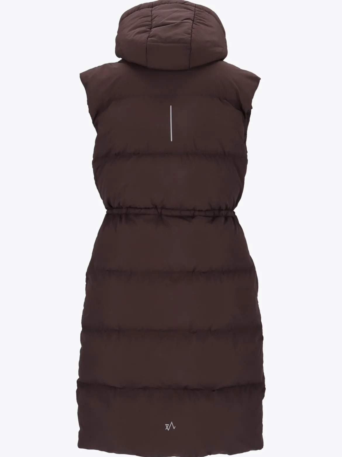 Mode Eva Puffy Vest D Lang vattert vest til dame