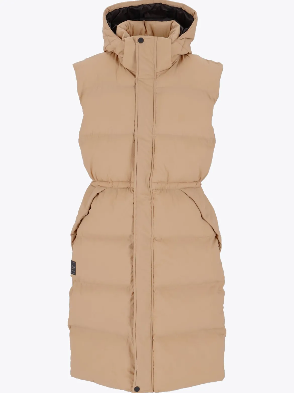 Mode Eva Puffy Vest D Lang vattert vest til dame