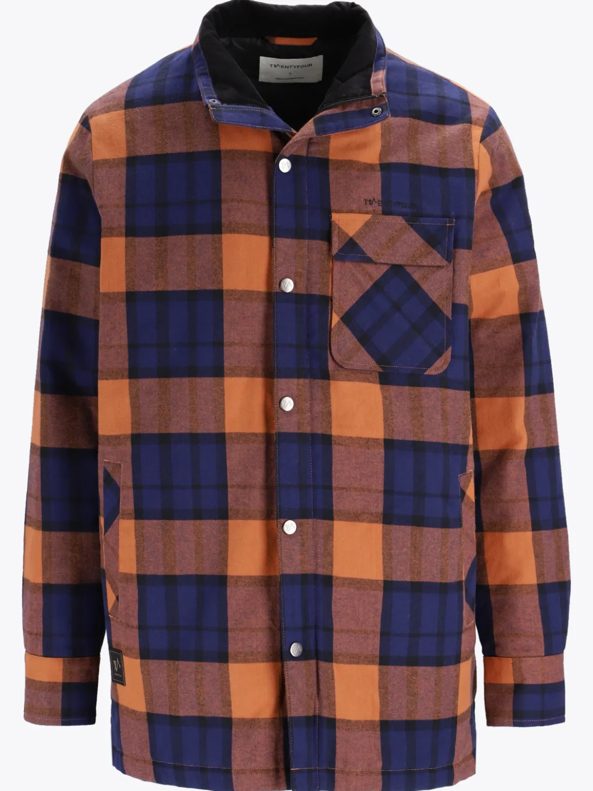 Mode Flannel Jakke U Lett vattert skjortejakke i unisex