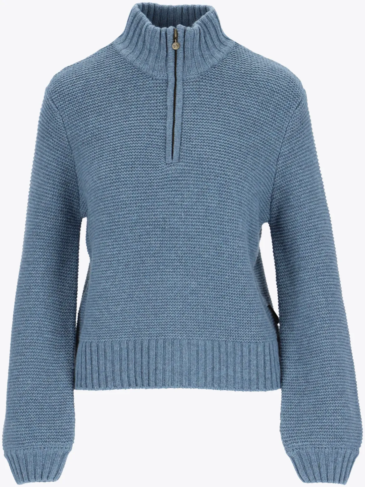Mode HZ Strikk D Myk strikkegenser i ullblanding med halfzip