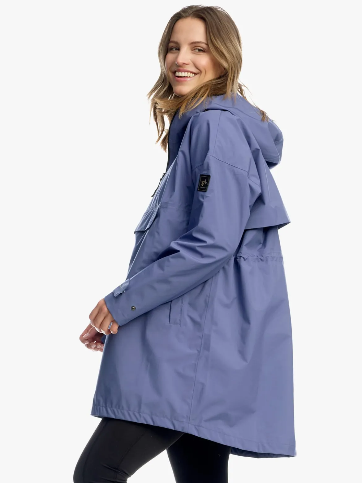 Mode 3L Poncho D Tynn og lett 3-lags poncho til dame