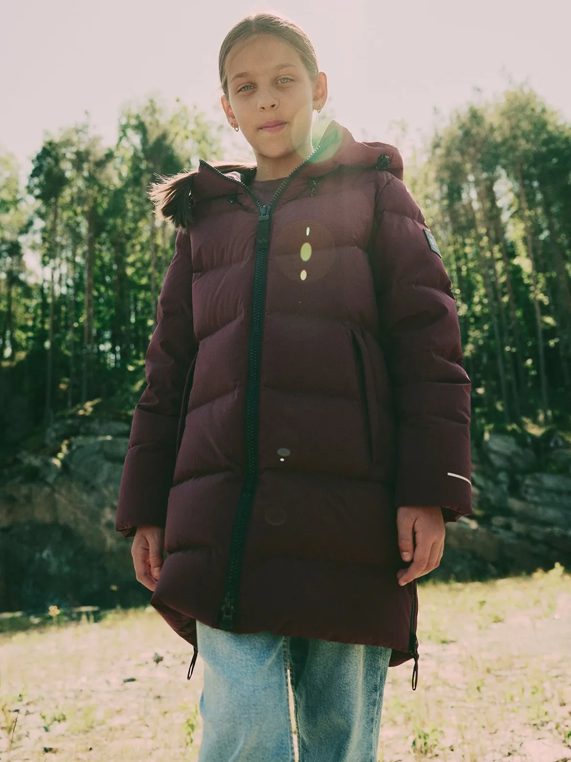 Mode Maya Dunparkas JR Myk dunparkas til junior