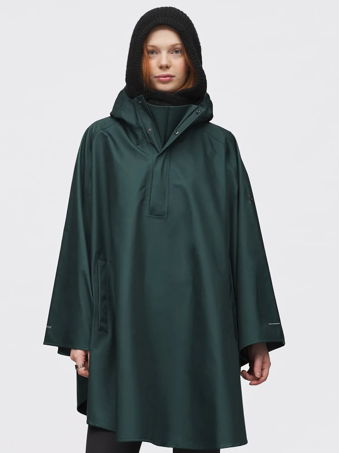 Mode Maya 3L Poncho D Lett 3-lags poncho til hverdagsbruk