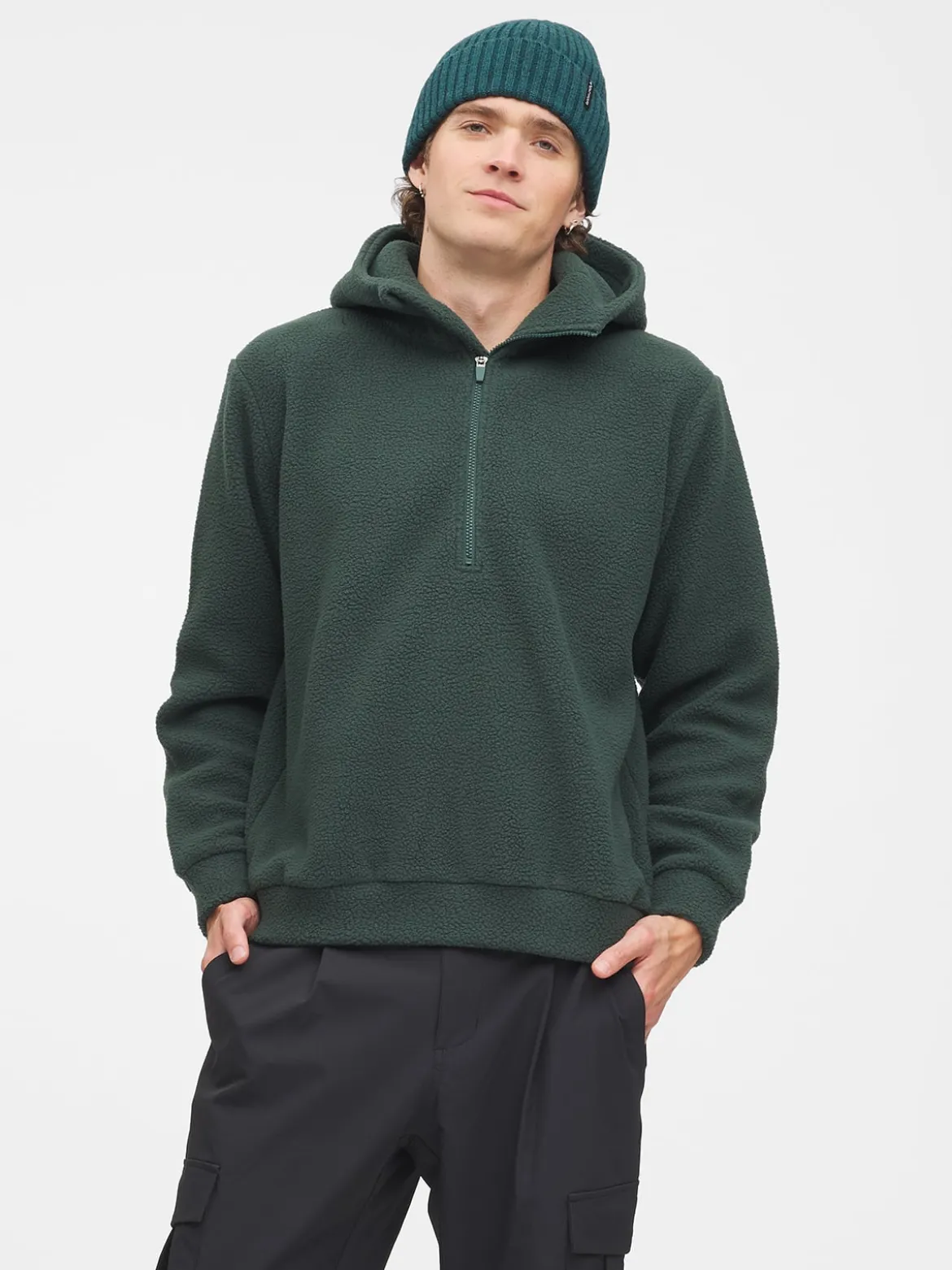 Mode Pile Hood HZ H Myk og behagelig pilefleece hoodie