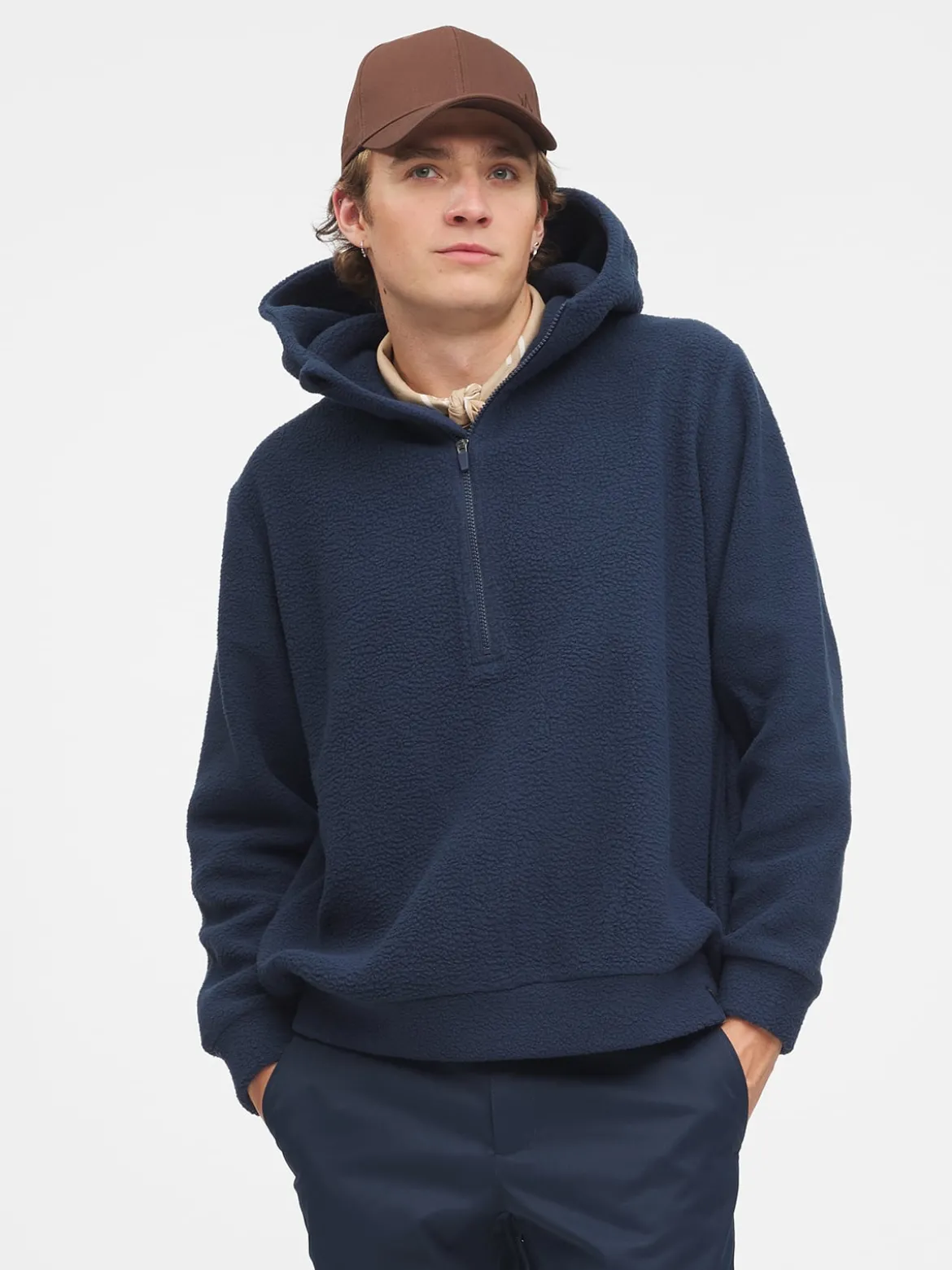 Mode Pile Hood HZ H Myk og behagelig pilefleece hoodie
