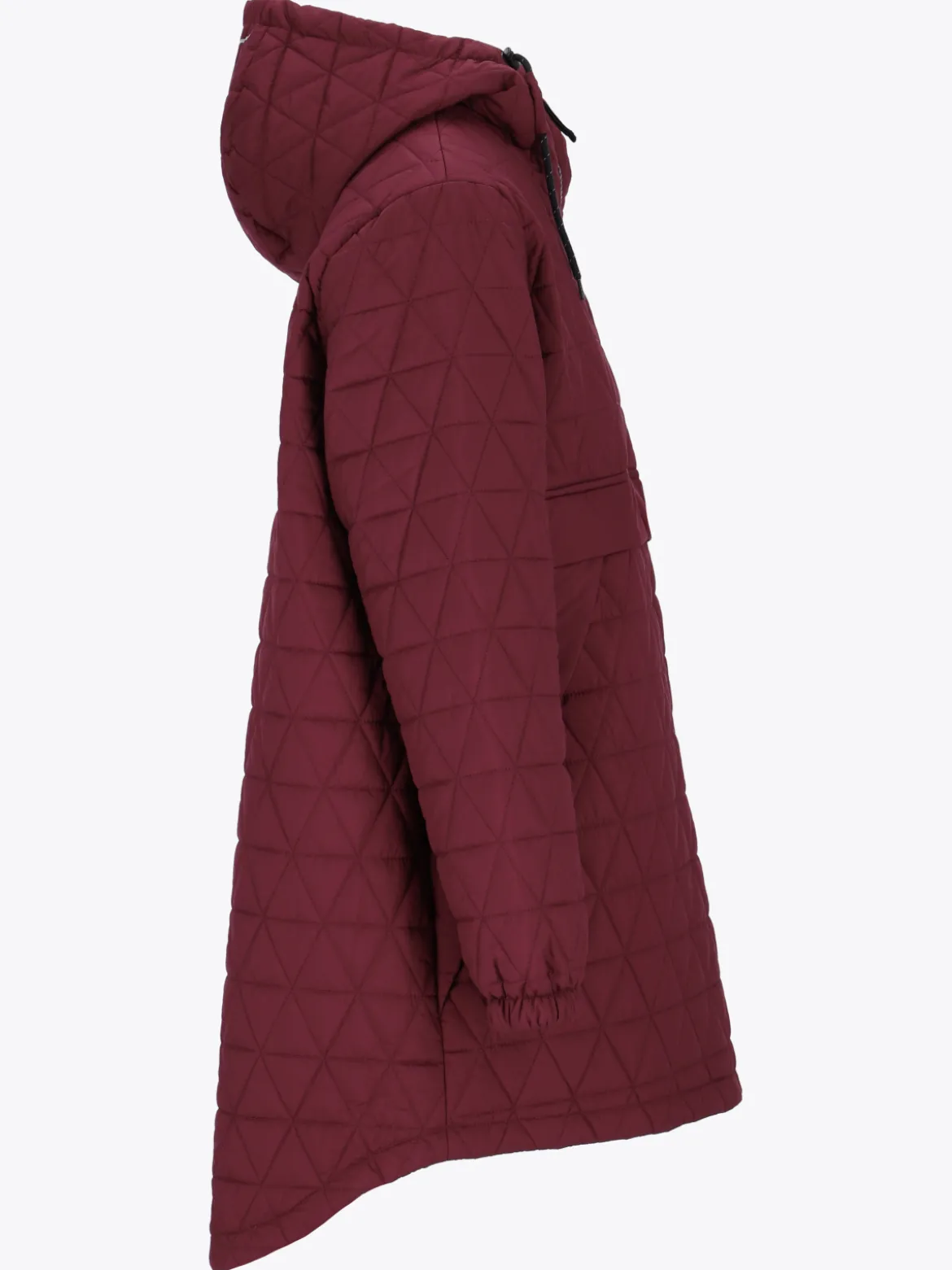 Mode Quilted Anorak D Quiltet anorakk i oversized fasong