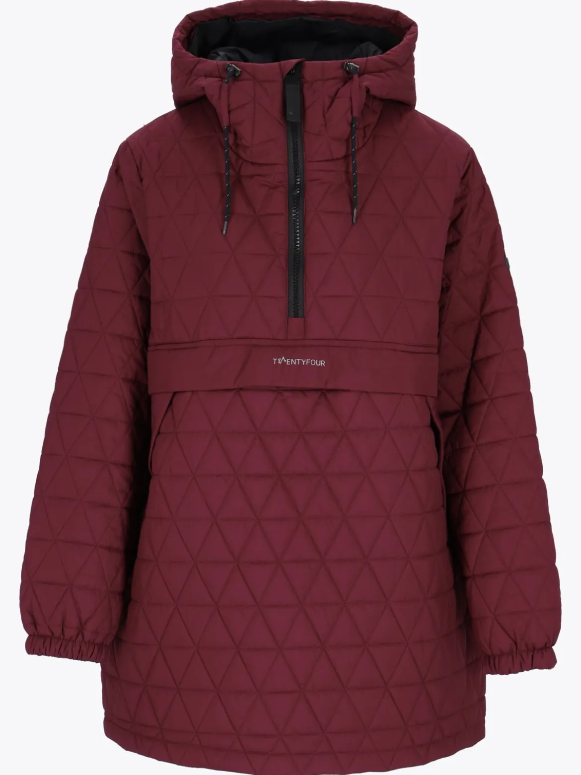 Mode Quilted Anorak D Quiltet anorakk i oversized fasong