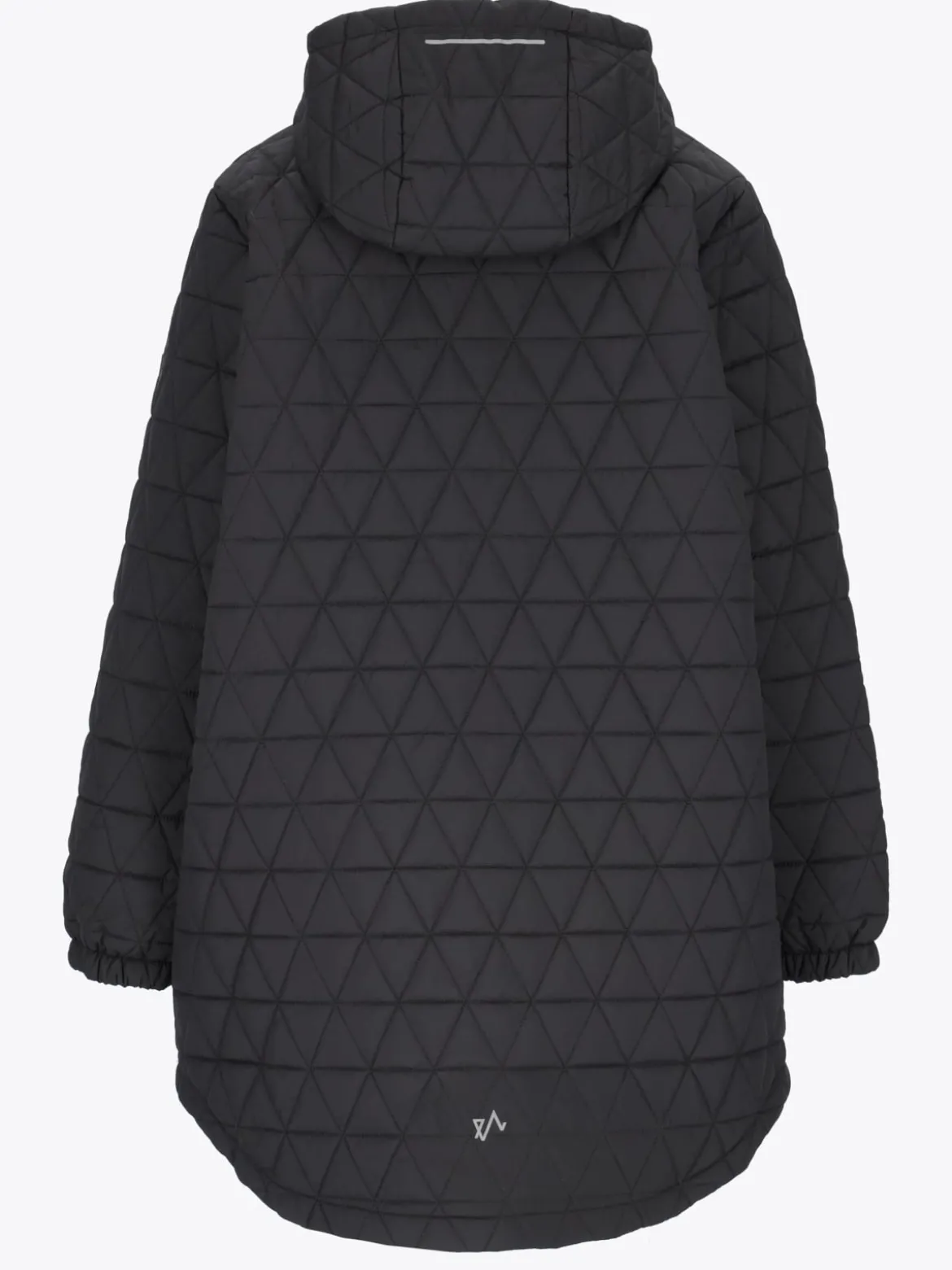 Mode Quilted Anorak D Quiltet anorakk i oversized fasong