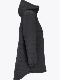 Mode Quilted Anorak D Quiltet anorakk i oversized fasong