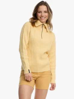 Mode Rib HZ Knit D Halfzip strikkegenser til dame