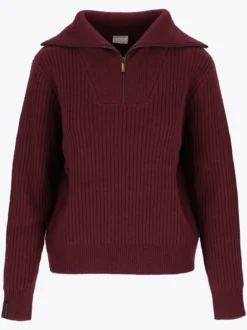 Mode Rib HZ Knit D Halfzip strikkegenser til dame
