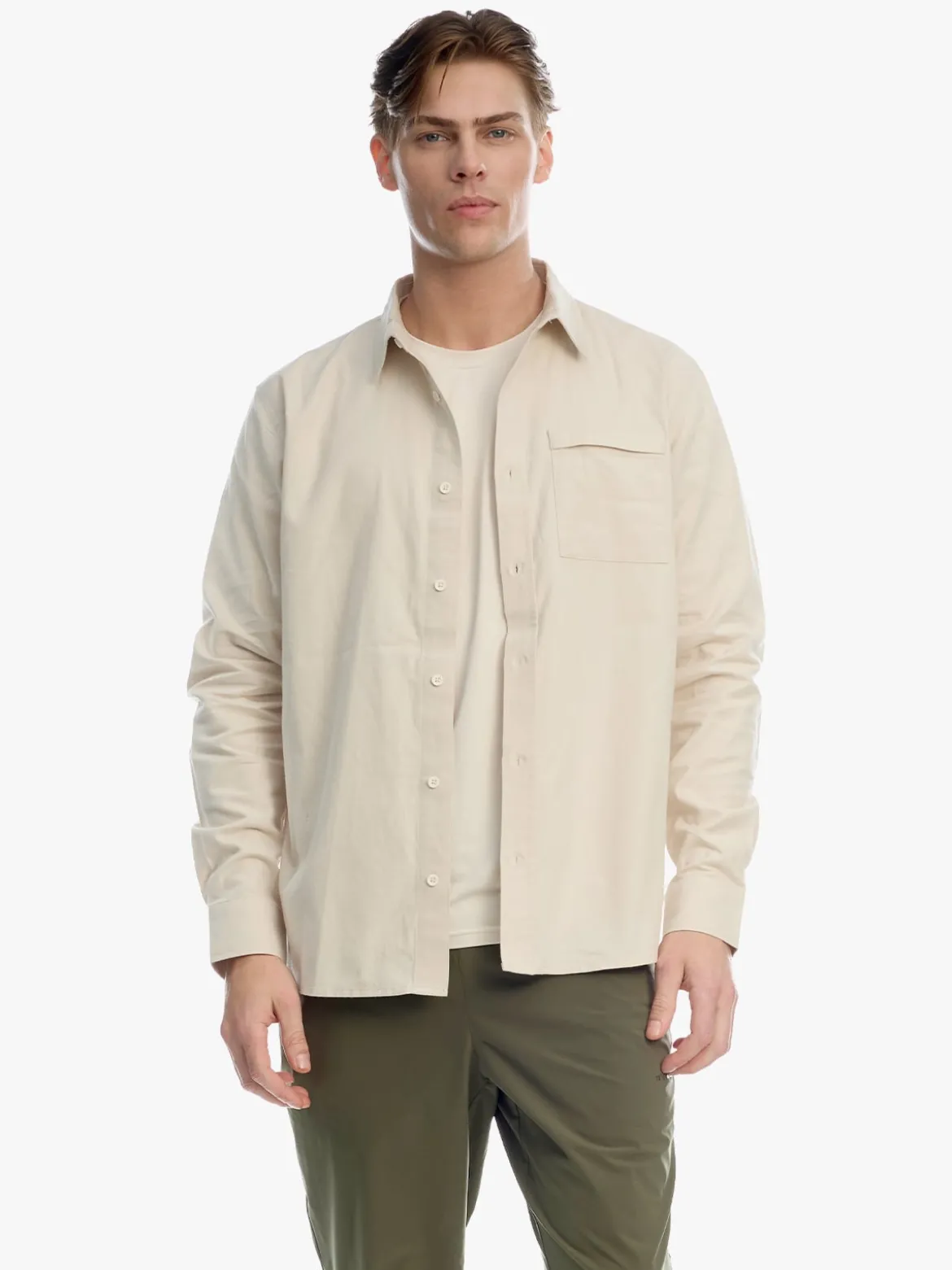 Mode Skjorte U Myk bomullskjorte i unisex