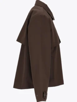 Mode Trench Jakke D Kort trenchcoat til dame