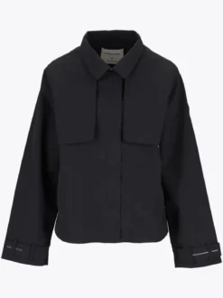 Mode Trench Jakke D Kort trenchcoat til dame