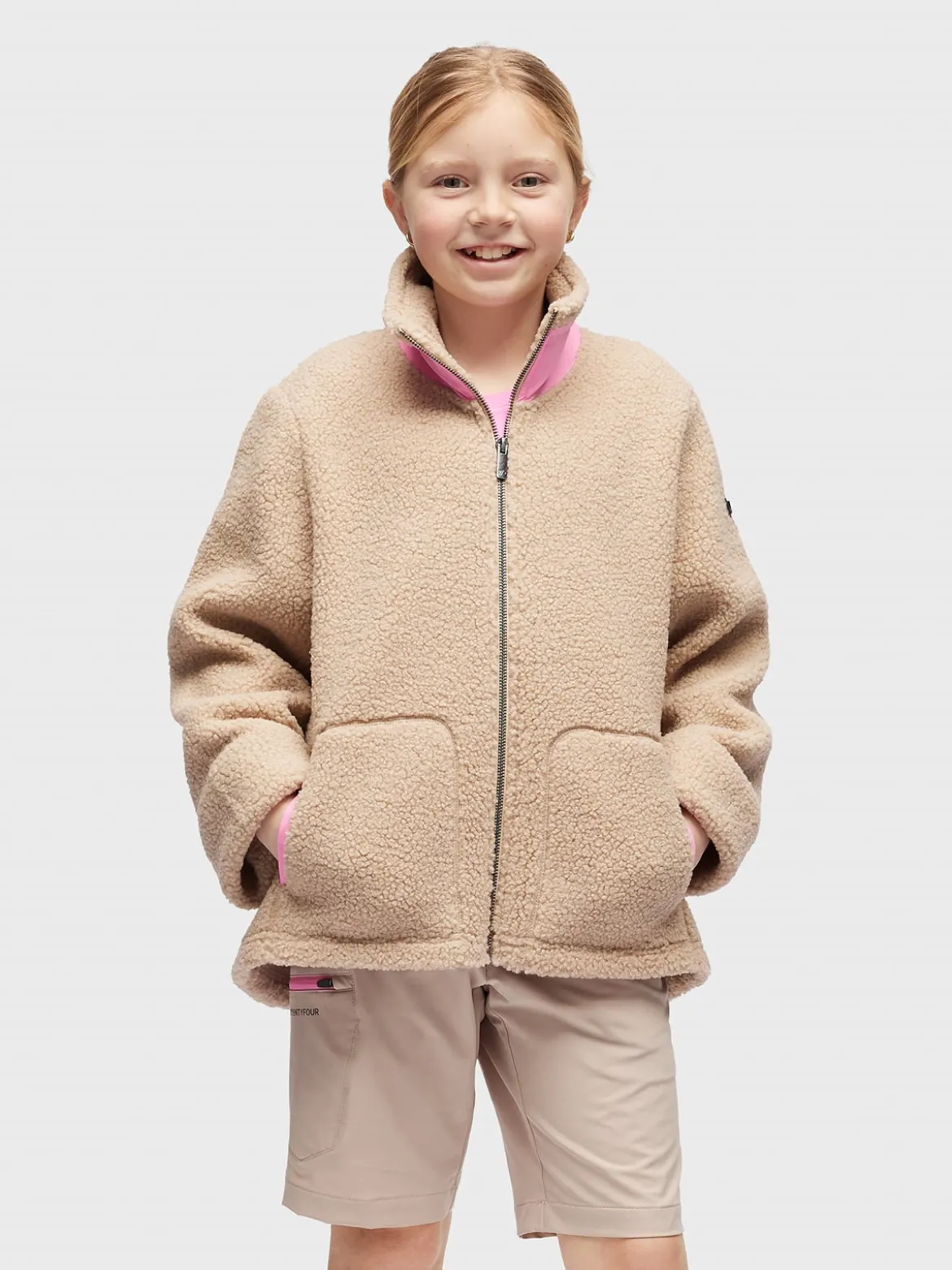 Popsi Pile Jakke JR Kul pilefleece jakke til junior