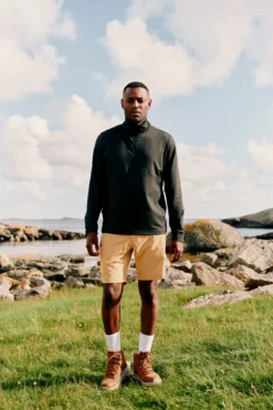 Venture Light Stretch HZ H Lett microfleece halfzip til herre