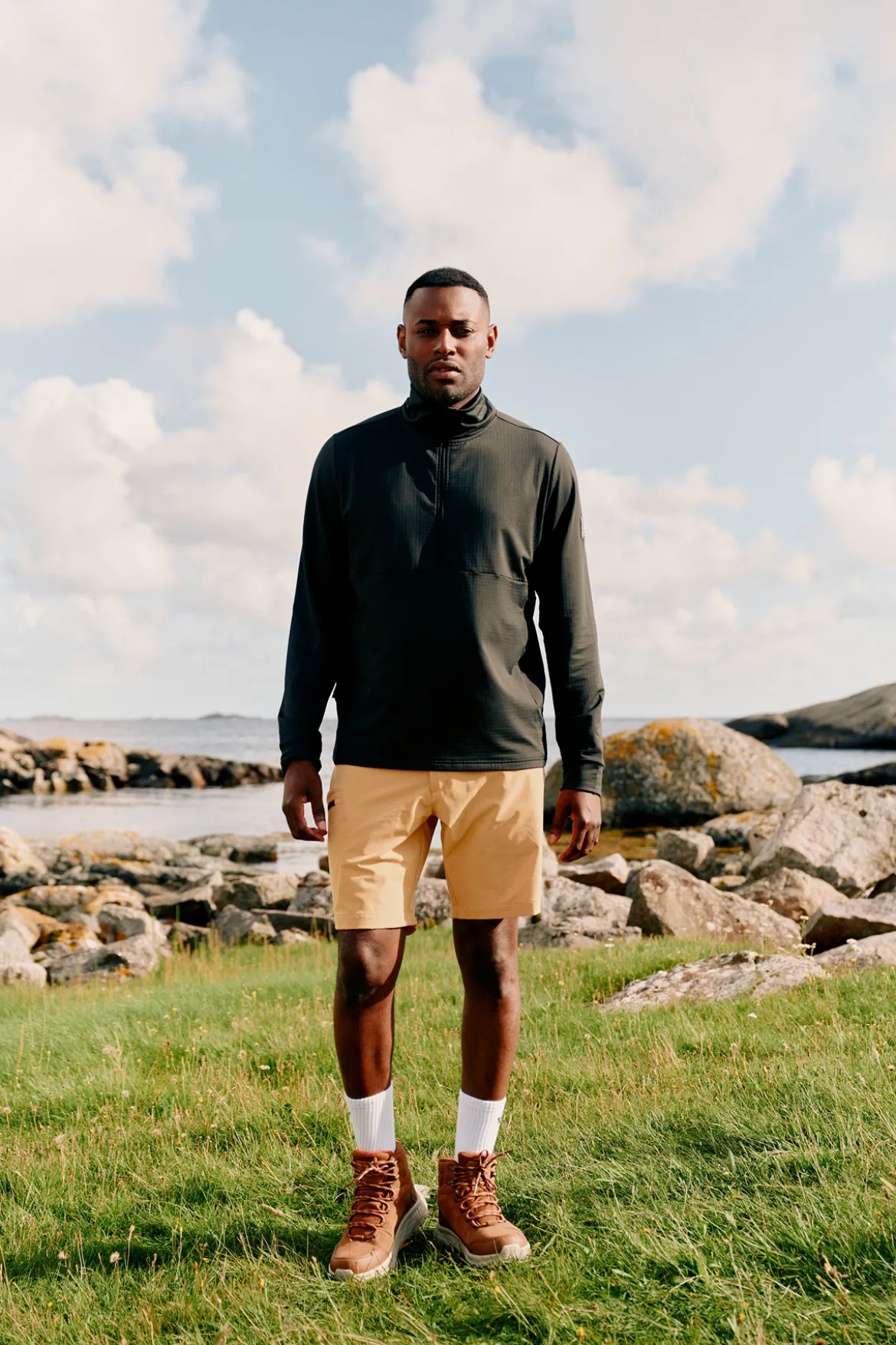 Venture Light Stretch HZ H Lett microfleece halfzip til herre