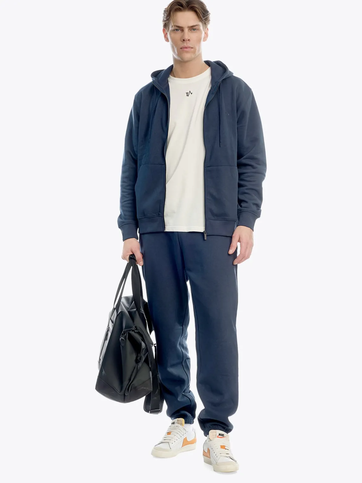 & Zip Hoodie U Myk og komfortabel hettejakke i unisex